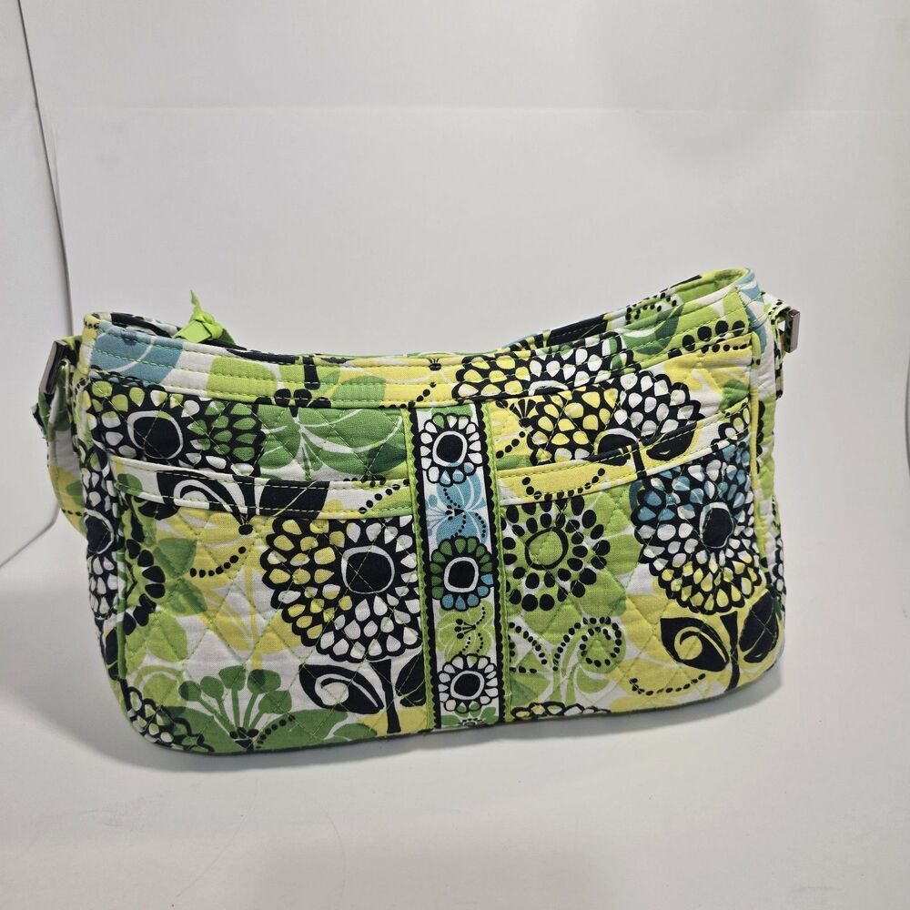 Vera Bradley Cassidy Shoulder Bag In Retired Limes Up